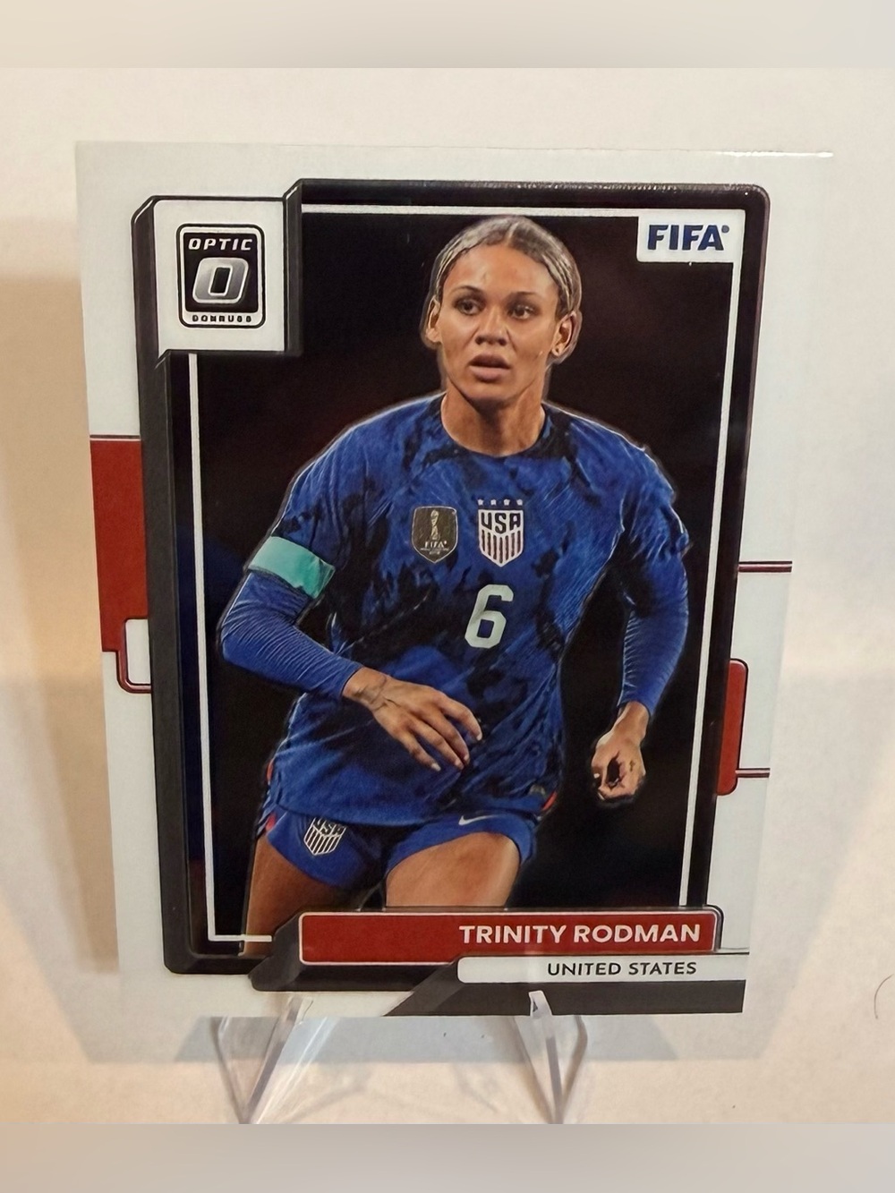 2022/23 Panini # 130 Trinity Rodman USA Soccer  - Optic Donruss
